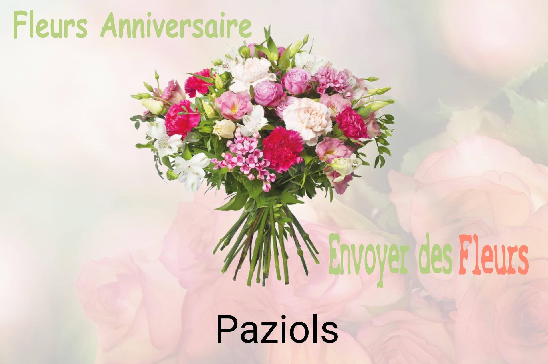 Bouquet de fleurs d’anniversaire livré à Paziols